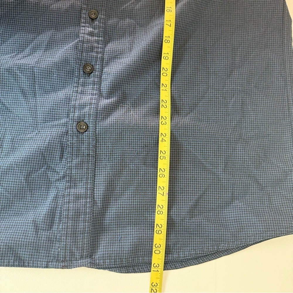 L.L. Bean Men’s Blue Check Button-Up Shirt Size L Regular - Picture 7 of 8